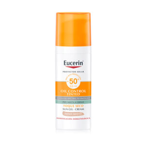 Eucerin Protector Solar Toque Seco Tono Medio FPS 50