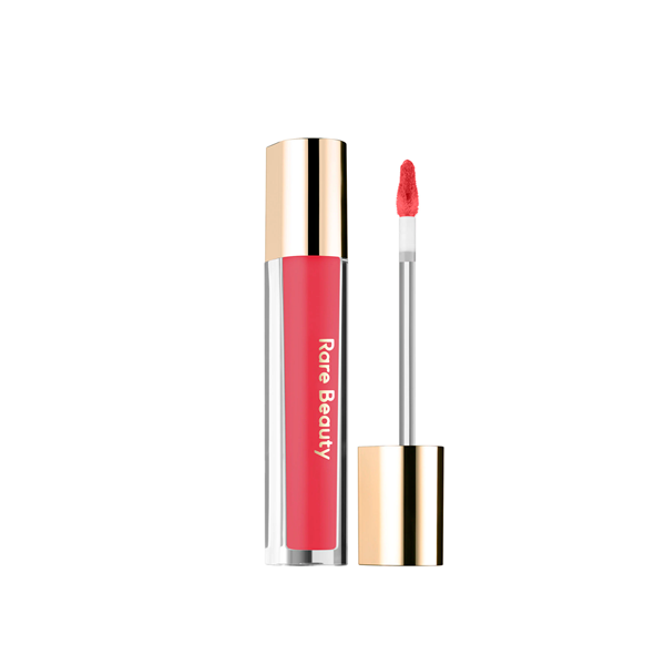 a close up of a lip gloss Bálsamo labial brillante Stay Vulnerable Rare Beauty